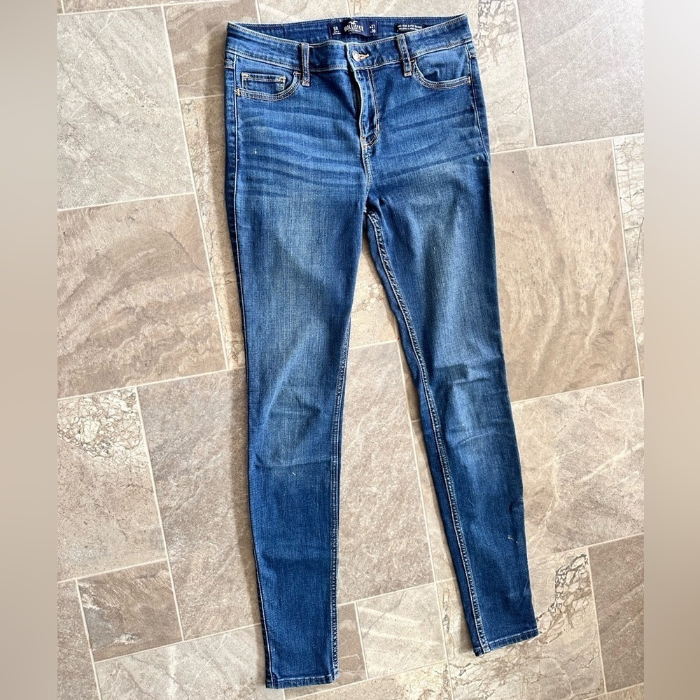 Hollister size 5R W27 L30 midrise super skinny classic stretch denim jeans